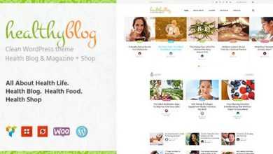 Photo of [Download-S2] Healthy Living v1.2 - Blog with Online Store WordPress Theme