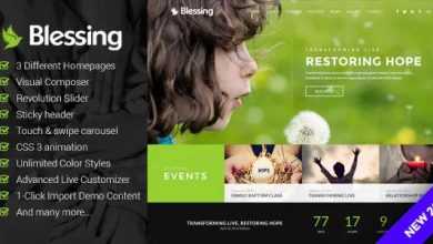 Photo of [Download-S2] Blessing v4.3 - Responsive Theme for Church Websites