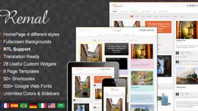 Photo of [Download-S2] Remal v2.4.1 - Responsive WordPress Blog Theme
