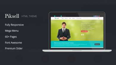 Photo of [Download-S2] Piksell - Creativemarket Multipurpose html Template