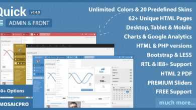 Photo of [Download-S2] Themeforest Quick Admin Template