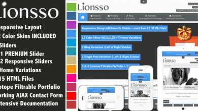Photo of [Download-S2] Lionsso - Responsive & Clean Themeforest HTML5 Template