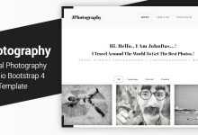 Photo of [Download-S2] JPhotography - Minimal Photography Portfolio HTML5 Template