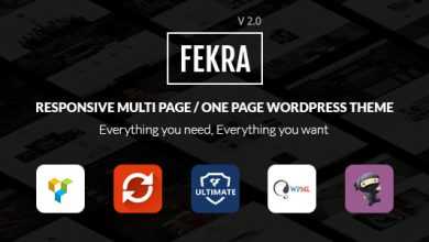 Photo of [Download-S2] Fekra v2.3 - Responsive Multi Page/One Page WordPress Theme