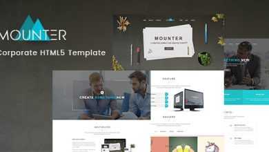 Photo of [Download-S2] Mounter - Corporate HTML Template