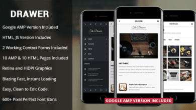 Photo of [Download-S2] Drawer Mobile v2.0 - Mobile & Google AMP Template