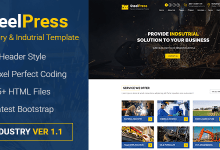 Photo of [Download-S2] SteelPress - Industrial & Factory Business HTML Template