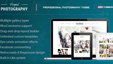 Photo of [Download-S2] Tripod - Professional WordPress Photography Theme