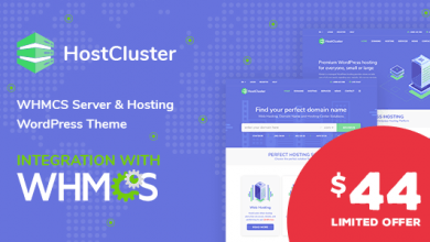 Photo of [Download-S2] HostCluster v1.4 - WHMCS Server & Hosting WordPress Theme