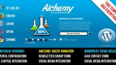 Photo of [Download-S2] Alchemy - Under Construction Template + WP Theme