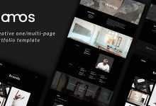 Photo of [Download-S2] Namos - Creative One/Multi-Page Portfolio Template