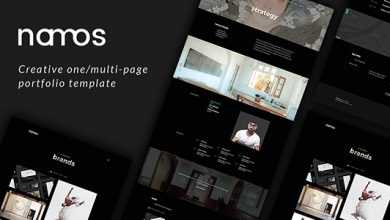 Photo of [Download-S2] Namos - Creative One/Multi-Page Portfolio Template