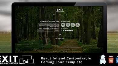 Photo of [Download-S2] Exit - Responsive Under Construction Template