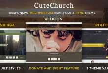 Photo of [Download-S2] CuteChurch — Religion Responsive HTML Theme