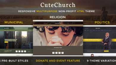 Photo of [Download-S2] CuteChurch — Religion Responsive HTML Theme