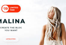 Photo of [Download-S2] Malina v1.3.6 - Personal WordPress Blog Theme