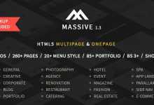 Photo of [Download-S2] Massive - Responsive Multi-Purpose HTML5 Template