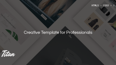 Photo of [Download-S2] Titan | Creative HTML5 Template