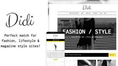 Photo of [Download-S2] Didi v1.0.6 - Fashion Blog WordPress Theme
