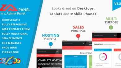 Photo of [Download-S2] ZAPanel - Clean Bootstrap Admin Panel HTML Template