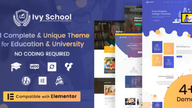 Photo of [Download-S2] Ivy School v1.0.6 – Education, University & School Theme