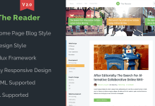 Photo of [Download-S2] The Reader v2.1 - Wordpress Minimal Blog Template