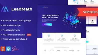 Photo of [Download-S2] LeadMath v1.0 - Lead Generation HTML Landing Page Template