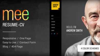 Photo of [Download-S2] MEE - Responsive Resume / Personal Portfolio