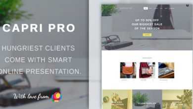 Photo of [Download-S2] Capri Pro v1.1.22 - Minimalist eCommerce Store Theme