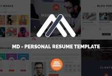 Photo of [Download-S2] MD - Responsive Personal Resume & Portfolio Template