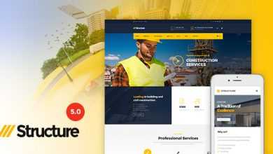 Photo of [Download-S2] Structure v5.0.1 - Construction WordPress Theme