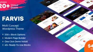 Photo of [Download-S2] Farvis v1.2.5 - Multipurpose WordPress Theme