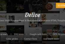 Photo of [Download-S2] Delice - Power Multi Purpose Food & Restaurant eCommerce HTML Template