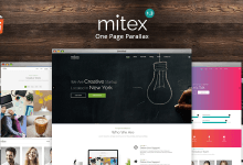 Photo of [Download-S2] Mitex - One Page Parallax HTML Template