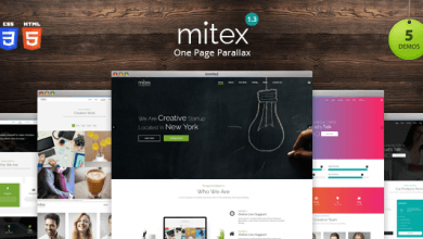 Photo of [Download-S2] Mitex - One Page Parallax HTML Template