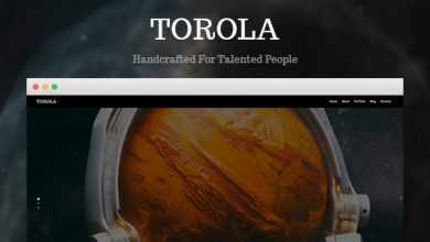 Photo of [Download-S2] Torola v1.0 - Modern Photography Theme