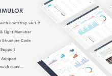 Photo of [Download-S2] Simulor - Minimal Admin & Dashboard Template