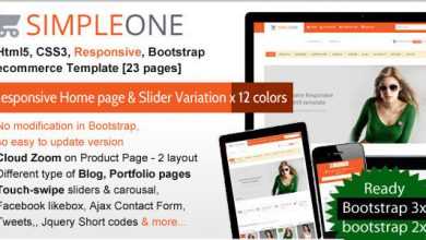 Photo of [Download-S2] SIMPLEONE - Themeforest Html5 Responsive ecommerce Template