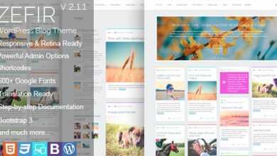 Photo of [Download-S2] Zefir v2.0 - Simple and Clean WordPress Blog Theme
