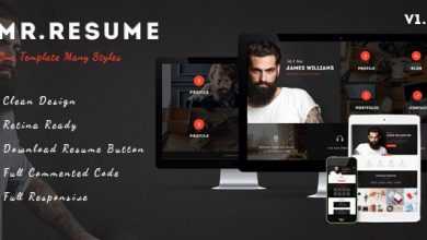 Photo of [Download-S2] Mr.Resume v1.3 - One Page Resume/Personal HTML Template