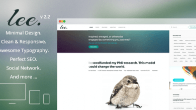 Photo of [Download-S2] Lee Blog v2.2 - Minimal and Creative WordPress Theme