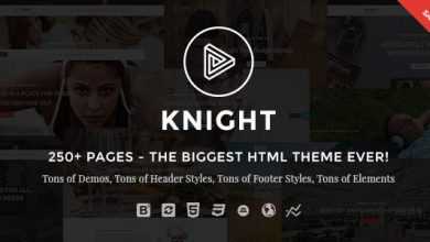 Photo of [Download-S2] Knight - The Multi-Purpose HTML5 Template