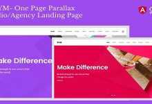 Photo of [Download-S2] Sym - One Page Parallax Studio/Agency Landing Page