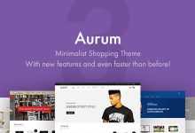 Photo of [Download-S2] Aurum v3.1 - Minimalist Shopping Theme