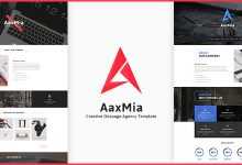Photo of [Download-S2] AaxMia - One page Creative Agency and Portfolio Template