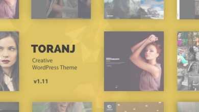 Photo of [Download-S2] Toranj v1.11.1 - Responsive Creative WordPress Theme