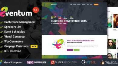 Photo of [Download-S2] Eventum v1.5 - Conference & Event WordPress Theme