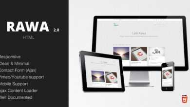 Photo of [Download-S2] Rawa - Themeforest Clean / Responsive / Minimal / HTML5