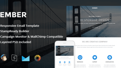 Photo of [Download-S2] Ember v1.1 - Responsive Email + StampReady Builder