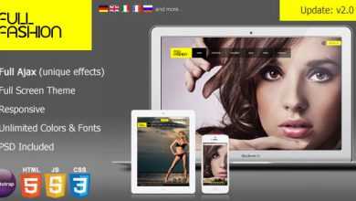 Photo of [Download-S2] "Full Fashion" - an Ajax Fullscreen Themeforest WP Theme